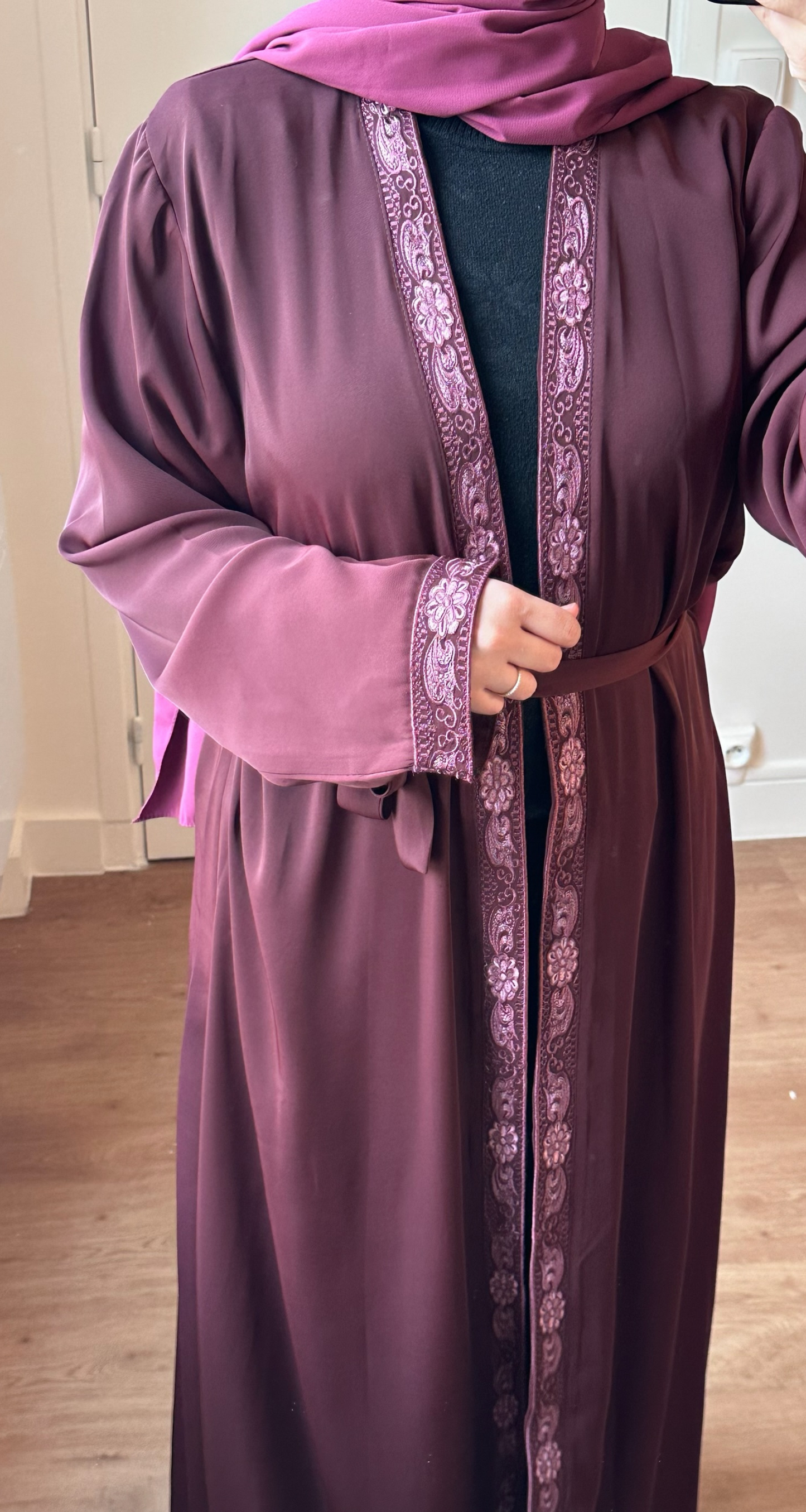 KIMONO BORDEAUX